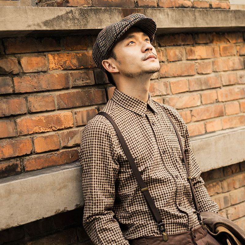 英伦百搭风y型三夹松紧吊裤带