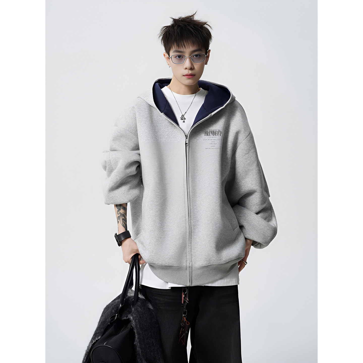 2025开衫卫衣A336-2-V880V-特P48---加绒-V880VJR-特P58,男装卫衣,电商A336-2