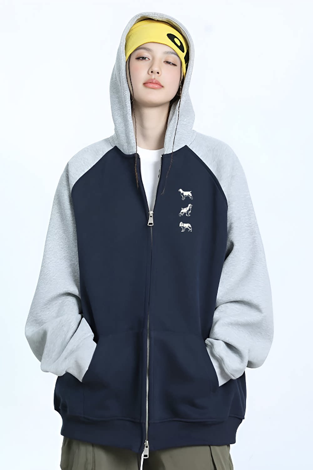 2025开衫卫衣420克华棉A336-2-V671V-特P58（60%棉40%聚酯纤维）,男装卫衣,电商A336-2