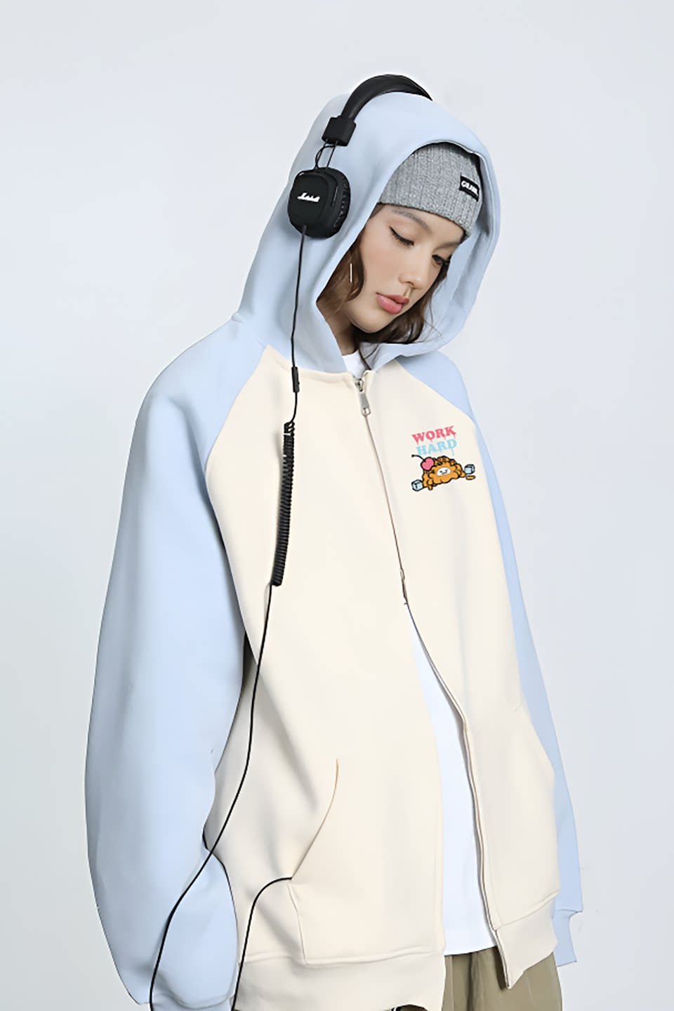 2025开衫卫衣420克华棉A336-2-V802V-特P58（60%棉40%聚酯纤维）,男装卫衣,电商A336-2