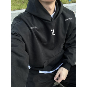 2025连帽卫衣420克华棉 A336-2-V612V-特P51（60%棉40%聚酯纤维），男装卫衣，电商A336-2