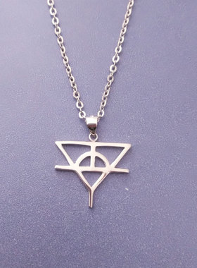 纯银标志饰品演唱会吊坠项链