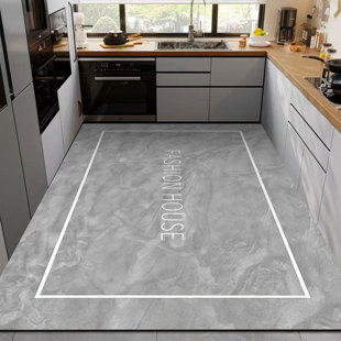 硅藻泥厨房地垫防滑防油吸水垫可擦免洗门口耐脏脚垫防水满铺地毯