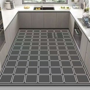 硅藻泥厨房地垫防油防滑吸水垫可擦免洗耐脏防污脚垫满铺地毯防水