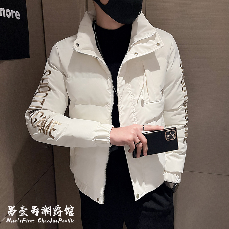 立领棉衣加厚冬季潮牌外套社会人