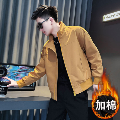 加棉加厚夹克男士保暖工装上衣