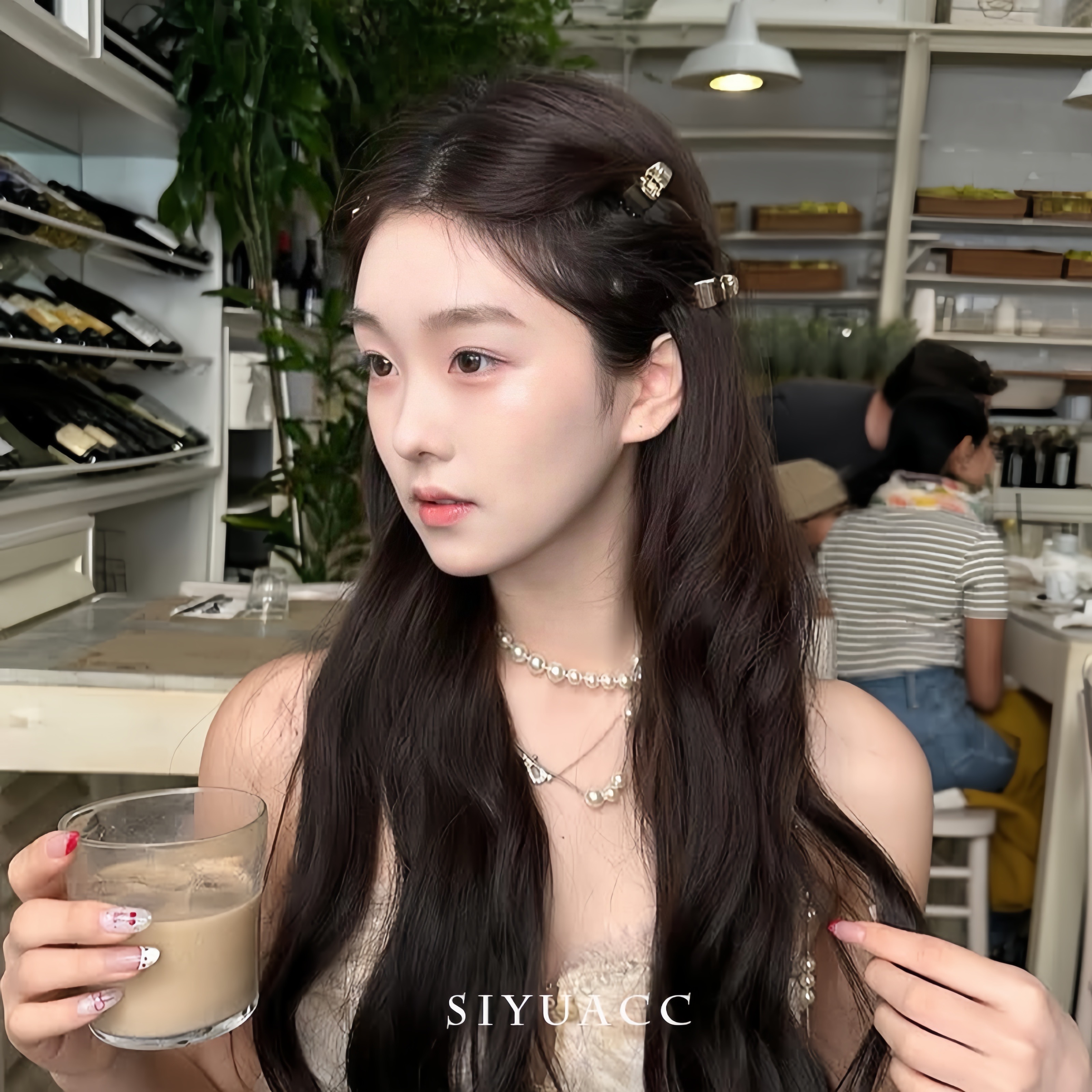 甜美公主头银色迷你小抓夹头饰女