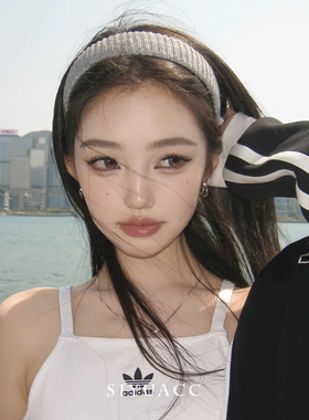 气质毛线针织发箍百搭简约头箍女