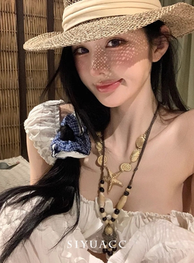 波西米亚风复古双层项链choker女