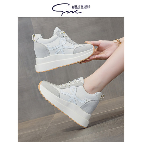 真皮女鞋2025新款爆款韩版运动鞋