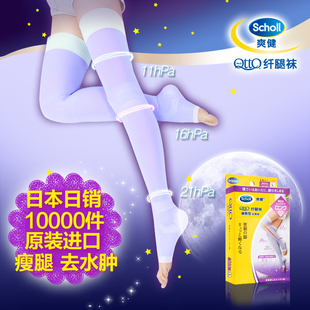 有损低价出 QttO日本压力袜日本纤腿袜睡眠袜正品 保证外包装