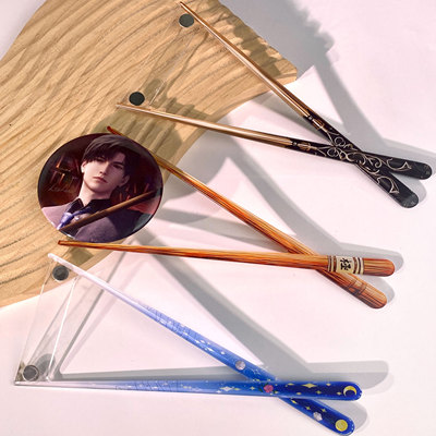 筷子打卡棒｜eee谷社小红书同款平价原创谷美适用于58mm75mm吧唧