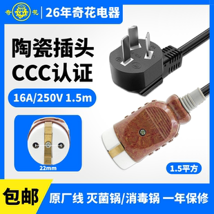 灭菌器高压消毒灭菌锅配件手提式压力蒸汽消毒锅电源线老式电水壶