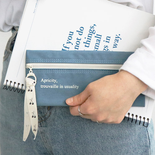 韩国糖果色帆布防水学生文具包