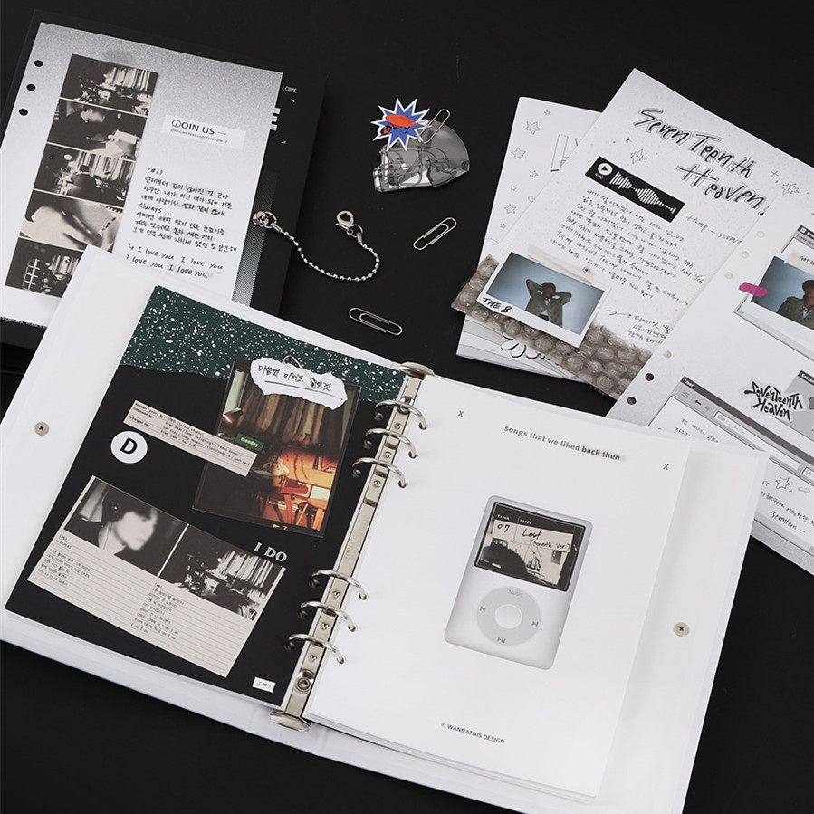 韩国wannathisA5硬面活页手账本