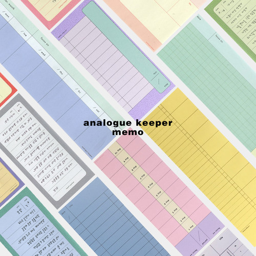 analoguekeeper韩国便签本