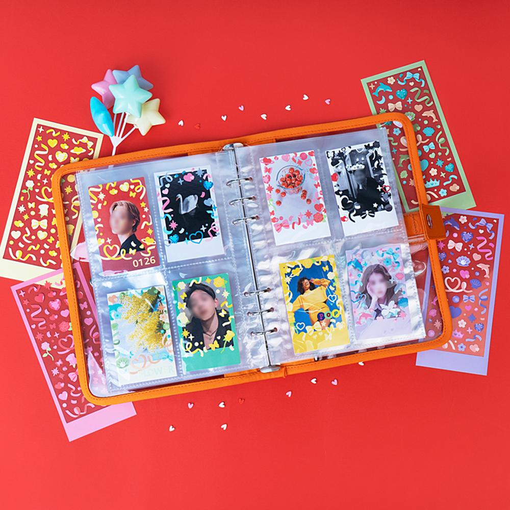 拍立得半透明a5素材收集活页替芯