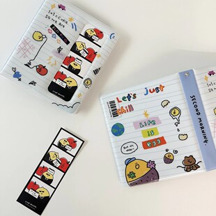 韩国SECOND MORNING可爱ins风人生四格相片收纳簿4x6寸明信片相册