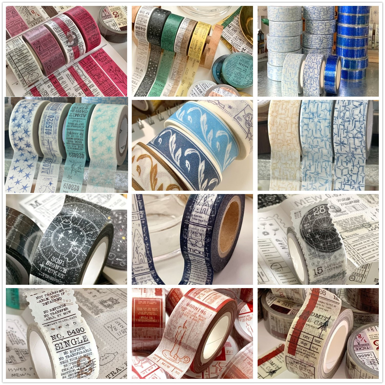 韩国mewmewbeam星星宠物胶带贴纸