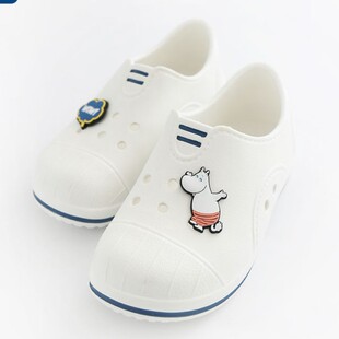 韩国romane夏季儿童洞洞鞋防滑男女童宝宝拖鞋居家卡通幼儿凉拖鞋