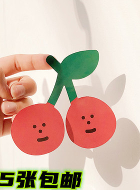 韩国malling booth可爱卡通装饰贴纸笔记本平板电脑大号装饰贴画