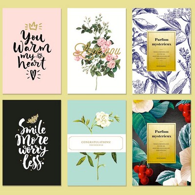 韩国正品second mansion时尚精致书写信纸信封套装情侣朋友信纸套