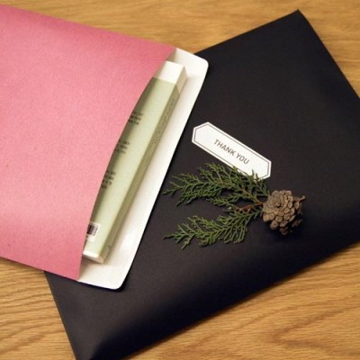 韩国andcabinet正品创意简约典雅礼品包装袋气质文件纸袋大信封袋