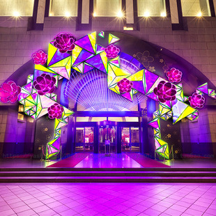 设计定制商场超市酒店会所娱乐场所KTV门头门面招牌美化亮化美陈