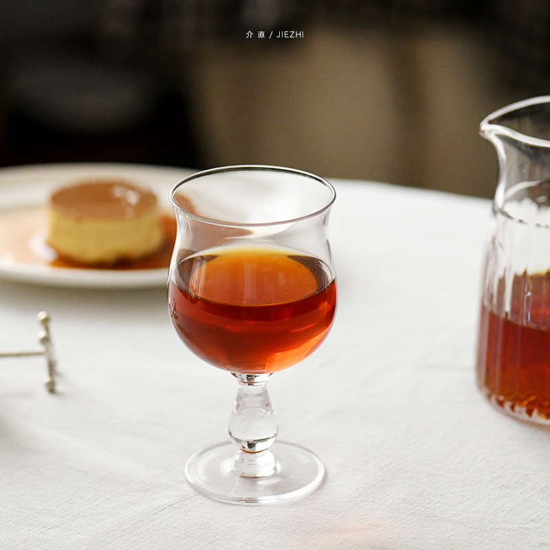介直红酒杯铃兰型玻璃杯
