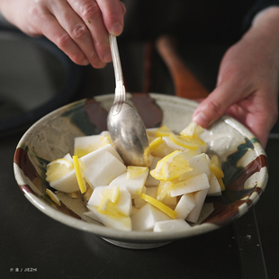 介直 日本益子烧深大圆盘多款 木间陶坊粗陶器作家器手工陶瓷餐具