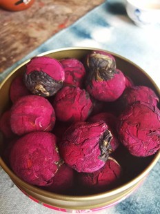 盈玥茶礼云南玫瑰古红龙珠茶 正宗云南墨江玫瑰花和古树滇红茶