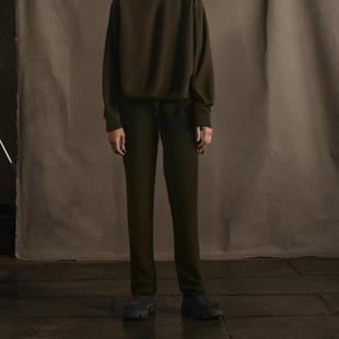 锥形街头长裤 覆膜可水洗免烫修身 防寒休闲裤 时着科技羊毛水洗冬季