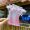 19 # Pink Elsa tassel wing hair clip pair
