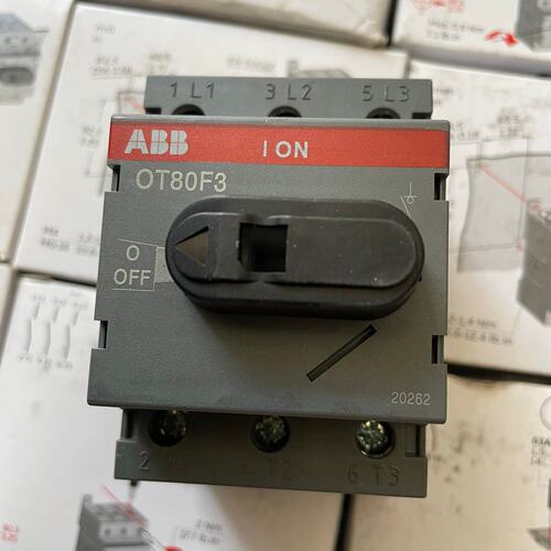 议价全新ABB隔离开关OT80F3，3P，80A，600VAC，