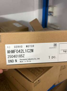 议价松下A6 400w伺服电机MHMF042L1C2M、全新正