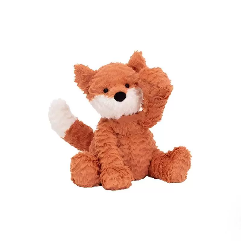 英国jellycat狐狸玩偶波浪毛狐狸毛绒玩偶娃娃宝宝生日礼物学生