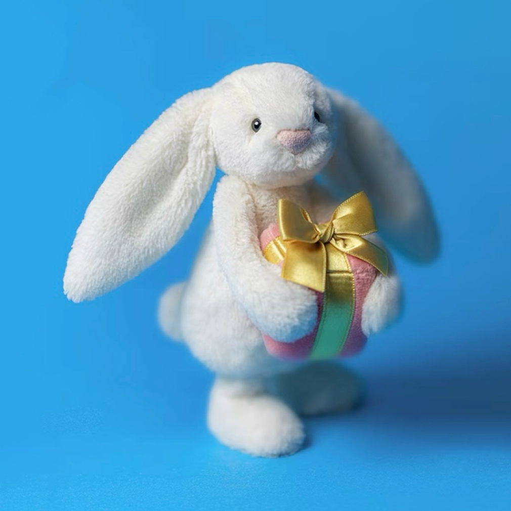 英国Jellycat害羞怀抱小礼物邦尼兔毛绒玩具兔子玩偶公仔娃娃礼物