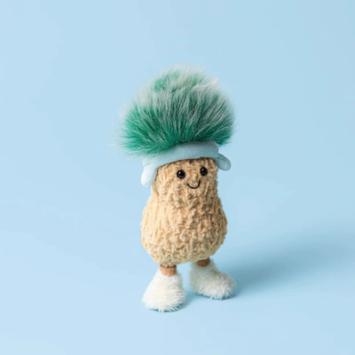 英国Jellycat趣味滑雪后派对花生毛绒玩具玩偶礼物圣诞新品2025