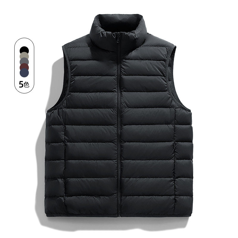 官方正品Mrakeai Kyyds MK男装羽绒服轻薄立领马甲保暖90白鸭绒纯