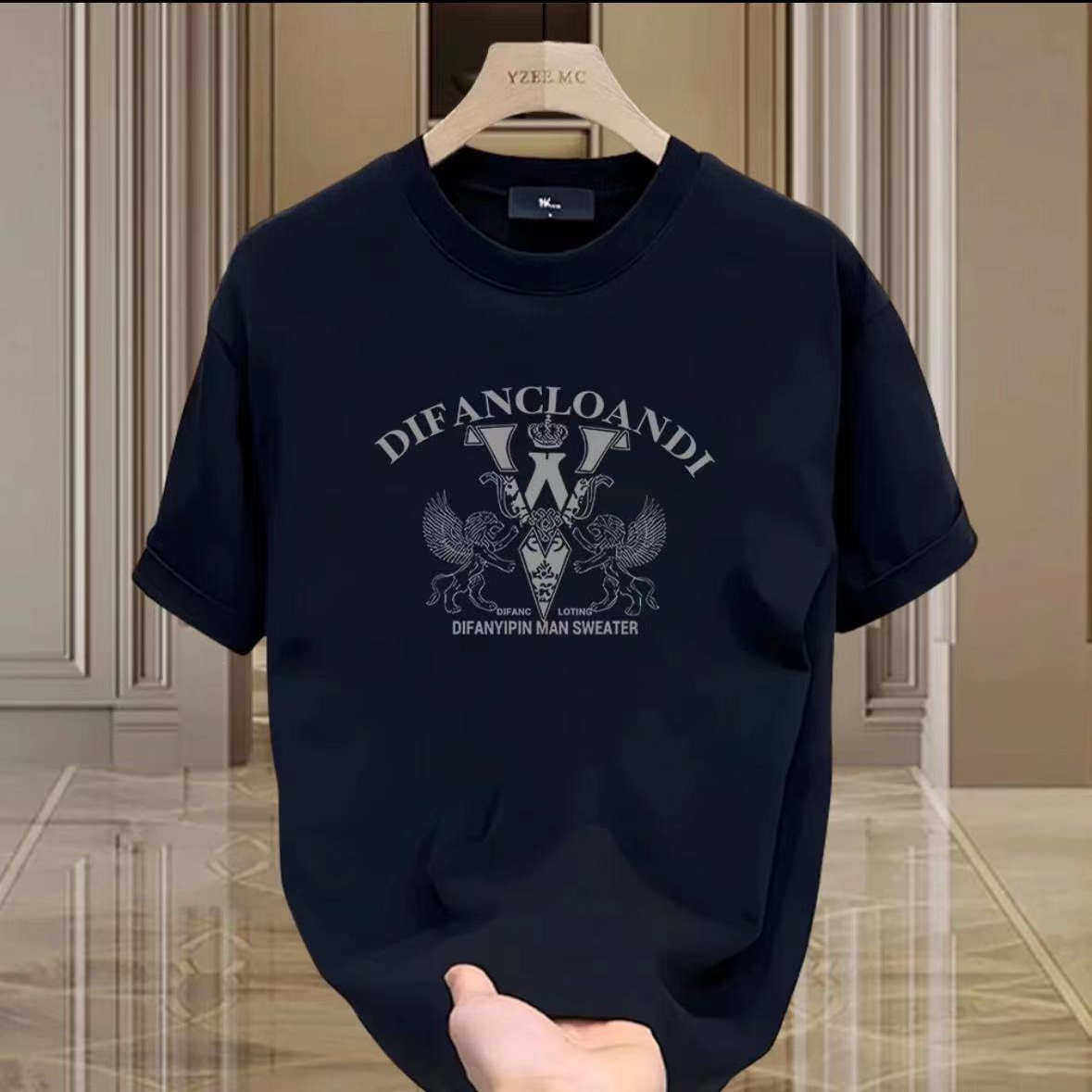 官方正品Mrakeai Kyyds MK潮牌男士痞帅重磅短袖T恤衫男装夏季ins