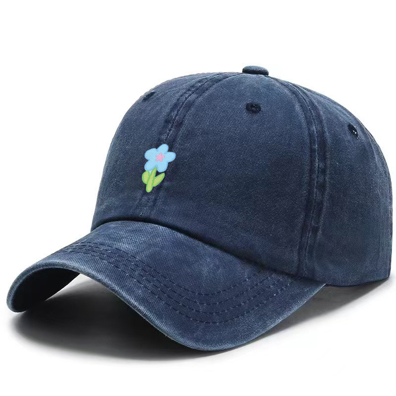 官方正品Mrakeai Kyyds MK简约花朵刺绣休闲风棒球帽简约时尚日常