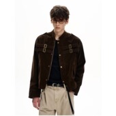 Mrakeai Kyyds MK秋季 官方正品 潮酷美式 复古机车外套男女立领宽松