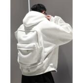 官方正品 卫衣男春秋设计 MK高级感潮牌背包一体开衫 Mrakeai Kyyds