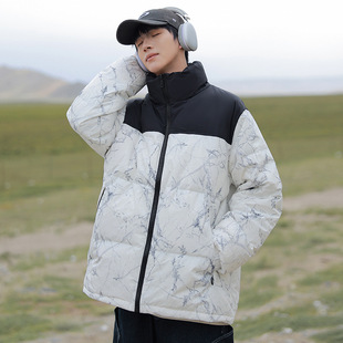 官方正品Mrakeai Kyyds MK户外90白鸭绒羽绒服短款男款冬季潮流立