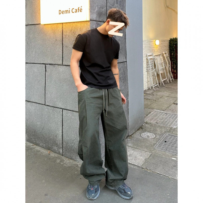 官方正品Mrakeai Kyyds MK军绿色伞兵工装裤男款夏薄款尼龙速干裤