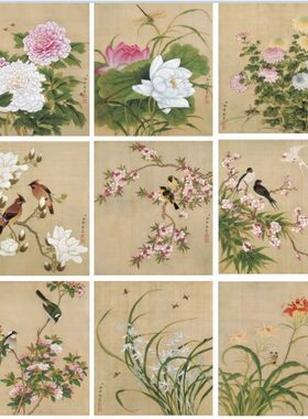 新中式风花鸟动物装饰画