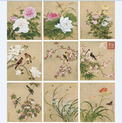 新中式风花鸟动物装饰画