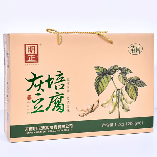 新货河南周口特产马头明正灰培豆腐清真五香豆腐干美味礼盒箱批