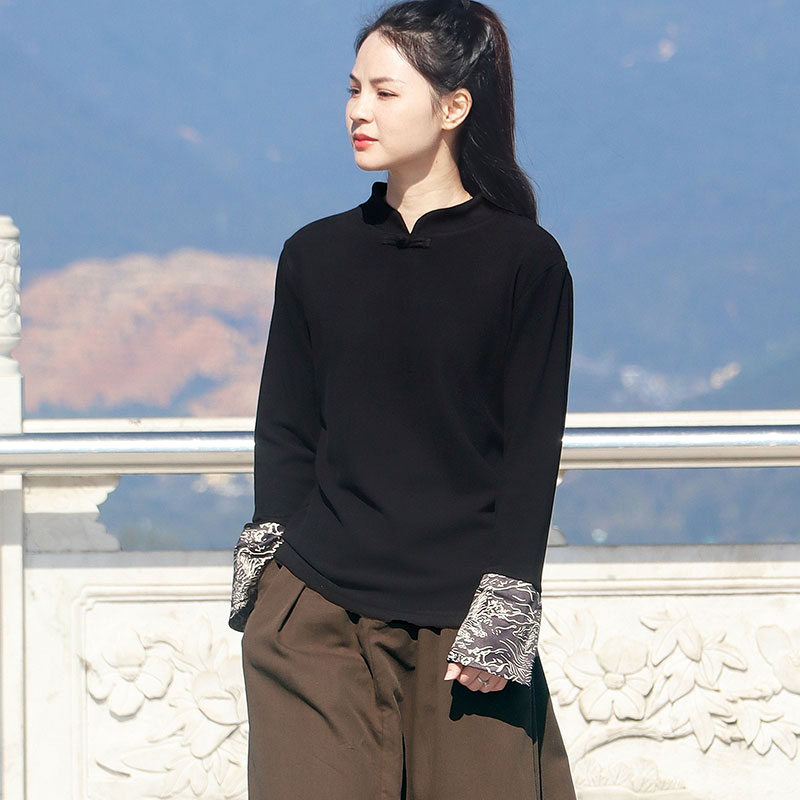 苇素德绒不起球不变形中式上衣