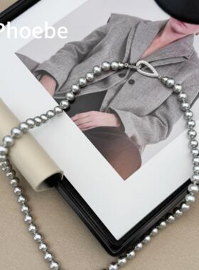 珍珠项链气质百搭全珠链